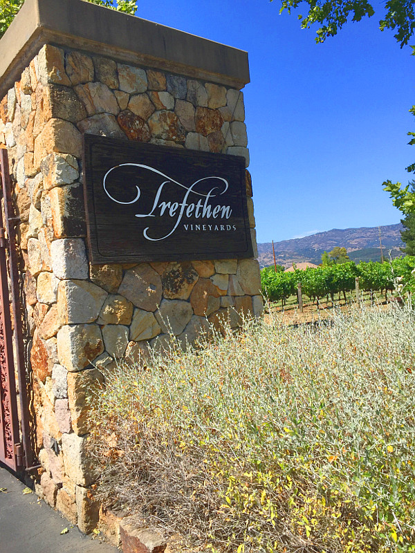 “Dinner at the Villetta” Trefethen Vineyards Napa 2015